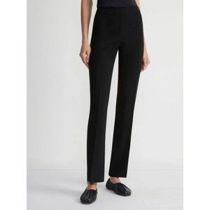 Lafayette 148 NY Dress Barrow Pants S Small Pull On Black Crepe Washable NEW